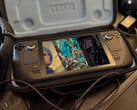 O pacote “Humble Handhelds” expirará em 6 de agosto de 2026. Na imagem: o Steam Deck com a imagem de capa do pacote.