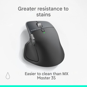 O MX Master 4 será "mais fácil de limpar e mais resistente a manchas" (Fonte da imagem: Amazon)