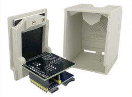 O pico-mac-nano usa uma placa WaveShare Pico Zero montada dentro de uma caixa impressa em 3D para executar o emulador de Mac Classic pico-mac. (Fonte da imagem: Nick Gillard)