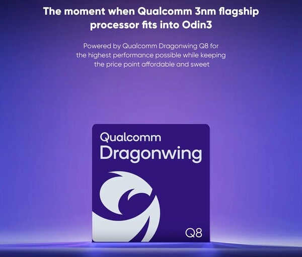 O Odin 3 é afetado pelo aumento no preço dos processadores da Qualcomm, que entra em vigor em setembro.