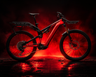 A bicicleta elétrica Specialized Levo 4 X está disponível na cor vermelho vivo