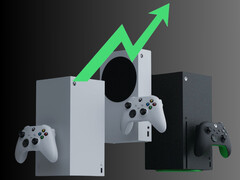 Aumento das vendas dos consoles Xbox em abril de 2025 (Fonte da imagem: Microsoft Gaming com edições)