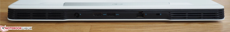 Rear: AC adapter, HDMI, USB Type-A, RJ45-LAN, Noble lock