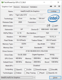 HP ZBook Firefly 14 G8 - GPUz