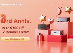 O Minisforum está comemorando seu 3º aniversário com ofertas interessantes