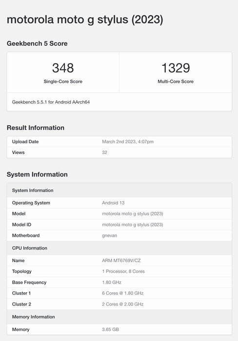 (Fonte de imagem: Geekbench)