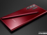 A "Galaxy S22 Ultra" renderização. (Fonte: LetsGoDigital)