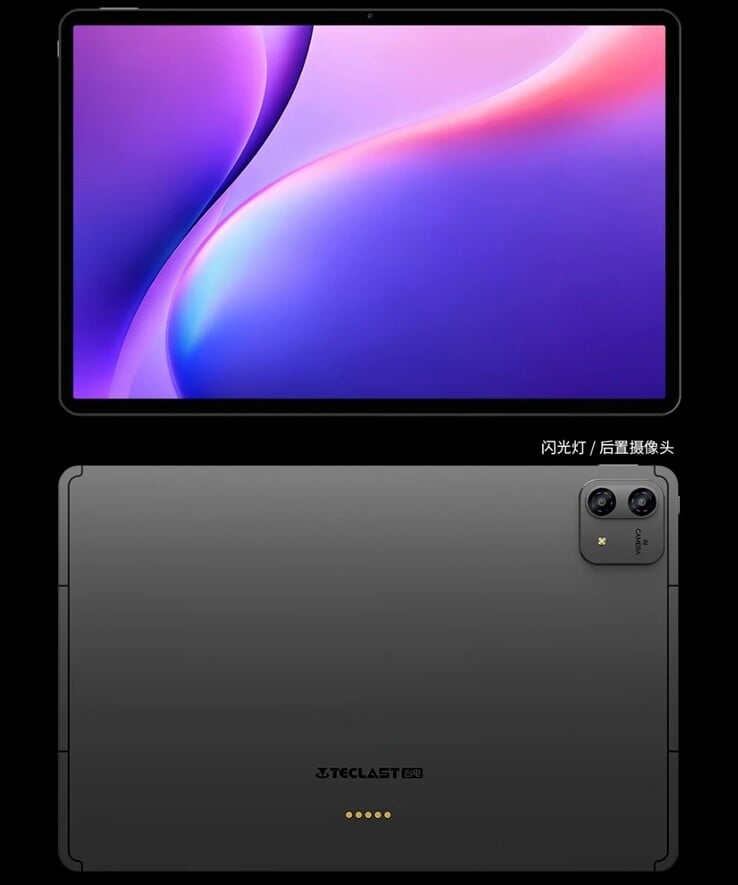 O tablet Teclast T70 Pro apresenta um design minimalista e sem frescuras.