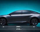 O sedan elétrico bZ3 pode sofrer transformações de desempenho (imagem: Toyota)