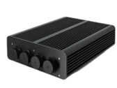 Este modelo conta com o gabinete Akasa Pascal, à prova de água e poeira, com resfriamento sem ventilador.