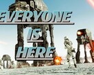 Não há mais caixas de saque. Apenas sabres de luz, blasters e a galáxia inteira em guerra. Com todos os heróis, todos os mapas e uma comunidade renovada, essa pode ser a melhor experiência multijogador de Star Wars até hoje. (Fonte da imagem: Página do Star Wars Battlefront II no Steam, editada)