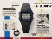 Os novos relógios F-B100W da Casio trazem Bluetooth e monitoramento de passos ao design clássico do F-91W