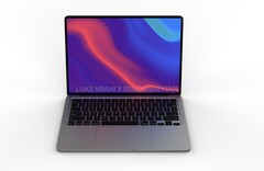 Uma apresentação de como o MacBook Pro 14 poderia parecer. (Fonte da imagem: Luke Miani &amp;amp; Ian Zelbo)