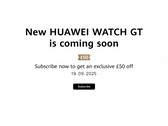A Huawei anunciou o lançamento iminente da série Watch GT 6. (Fonte da imagem: Huawei)