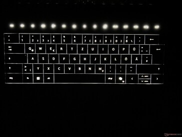 Luz de fundo do teclado