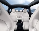Interior do Tesla Model Y L de seis assentos