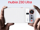 O Z80 Ultra será lançado em 22 de outubro de 2025, na China. Na foto: a parte traseira do telefone com câmera principal. (Fonte da imagem: Nubia)