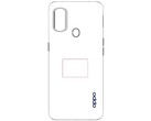 A suposta etiqueta da OPPO A53 da FCC. (Fonte: FCC via MySmartPrice)