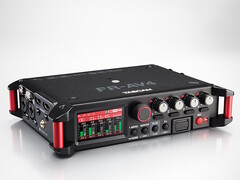O TASCAM FR-AV4 oferece aos criadores quatro canais de áudio flutuante de 32 bits e 192 kHz e geração precisa de timecode em um gravador de campo robusto. (Fonte da imagem: TASCAM)