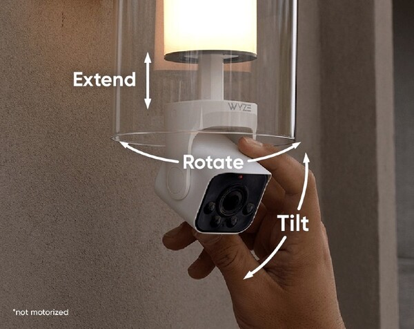 A Wyze Bulb Cam não possui função automática de panorâmica e inclinação. (Fonte da imagem: Wyze)