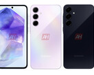 O Galaxy A55 vazou em três cores até o momento. (Fonte da imagem: Android Headlines)