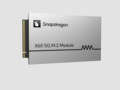Um novo módulo Snapdragon X65 5G M.2. (Fonte: Qualcomm)