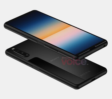 Sony Xperia 10 III. (Fonte da imagem: Voice/OnLeaks)