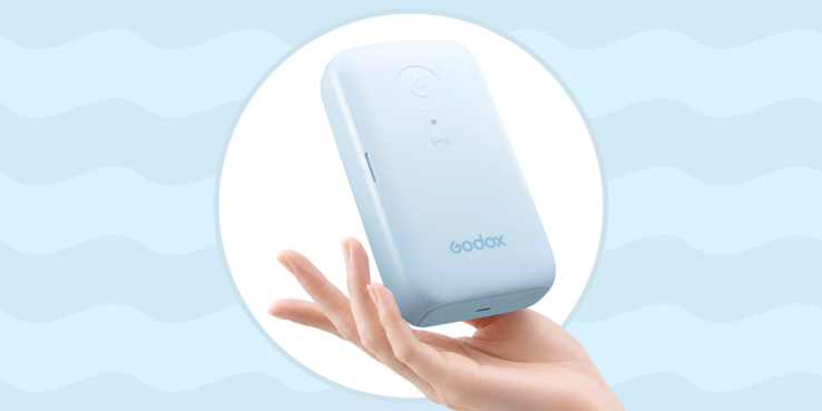 A impressora fotográfica portátil Godox P100.