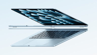 Apple MacBook Air M4 em azul celeste. (Fonte da imagem: Apple)
