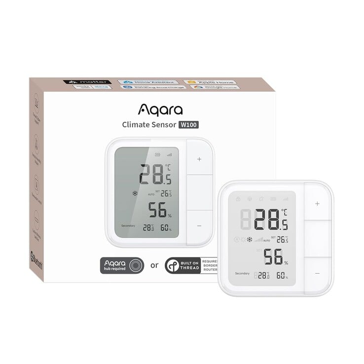 O sensor climático Aqara W100. (Fonte da imagem: Aqara)