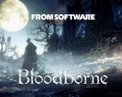 O banner do Bloodborne com o logotipo da FromSoftware é exibido