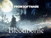 O banner do Bloodborne com o logotipo da FromSoftware é exibido