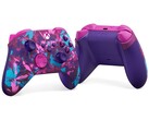 O controle sem fio Xbox Heart Breaker Special Edition apresenta tons vibrantes de rosa, roxo e azul. (Fonte da imagem: Xbox)