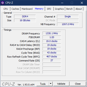 Memória CPU-Z