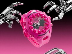 O novo G-Shock GA-V01-4A rosa da Casio (foto) chegou à China. (Fonte da imagem: Casio)