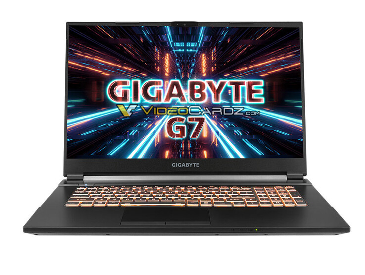 Gigabyte G7. (Fonte da imagem: Gigabyte/VideoCardz)