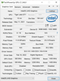 Intel UHD Xe (32 EUs)