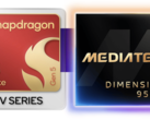 A série Snapdragon 8 Elite Gen 5 V e o Dimensity 9500