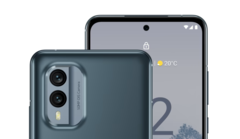 O Nokia X30 5G está disponível nas cores Azul Nublado e Branco Gelo. (Fonte de imagem: HMD Global)