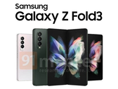 Um novo renderizador Z Fold3. (Fonte: 91Mobiles)