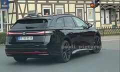 Há muito tempo há rumores de que a Audi está desenvolvendo uma variante station wagon de seu próximo sedã elétrico ID.7. (Fonte da imagem: wilcoblok no Instagram)