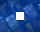 O Windows 11 ainda está dominando a lista. Na foto: Logotipo do Windows 11 no fundo do Steam.