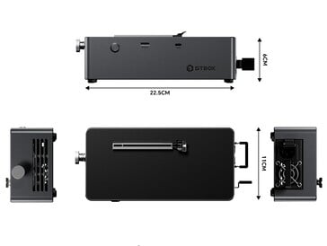 O G-Dock oferece USB Type-C e OCuLink (Fonte da imagem: Gtbox)