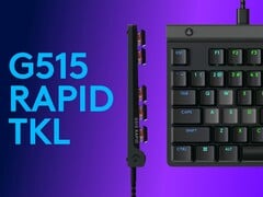 Imagem promocional do novo Logitech G505 Rapid TKL em preto. (Fonte da imagem: Logitech)