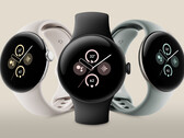 O Pixel Watch 2 em três de suas quatro combinações de cores. (Fonte da imagem: @evleaks)