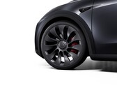 A Tesla trocou as rodas padrão do Model Y, resultando em uma perda de alcance de 6 milhas. (Fonte da imagem: Tesla)