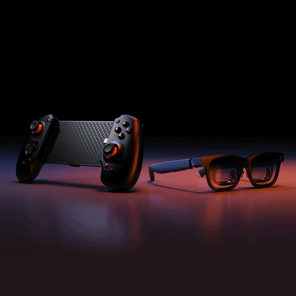 O Abxylute S9V Type-C Mobile Controller for Viture Glasses tem uma porta USB-C dedicada para óculos Viture.