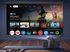 O projetor portátil Anker soundcore Nebula P1i tem Google TV. (Fonte da imagem: Anker) 