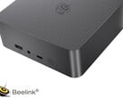 A nova configuração do EQi13 vem com 16 GB de RAM e custa US$ 499. Na foto: uma imagem promocional mostrando a parte frontal do mini PC.