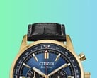 O novo Racing Chronograph da Citizen combina um mostrador azul com uma caixa em tom dourado